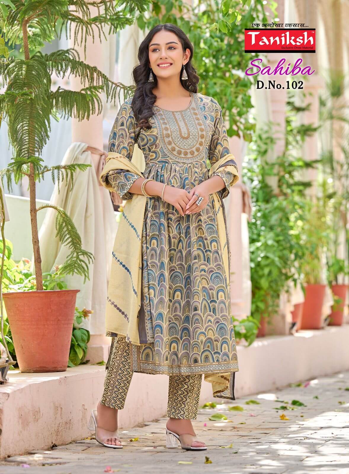 Sahiba By Taniksh Nayra Cut Readymade Salwar Suits Catalog
